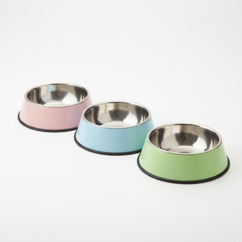 Stainless Steel Pet Bowl Set